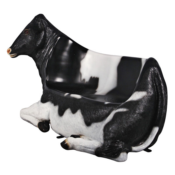 Design Toscano Holstein Cow Bench | Wayfair