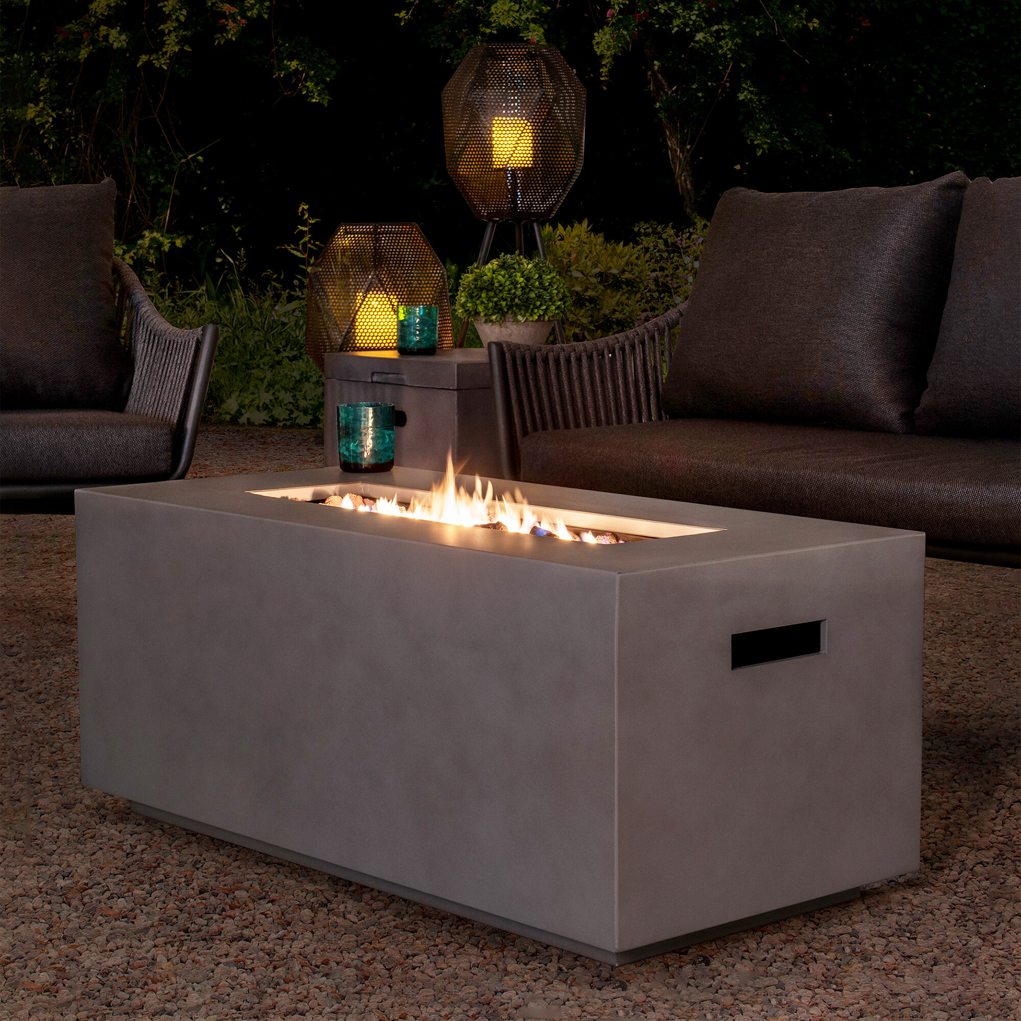 orren ellis riles clay propane fire pit table