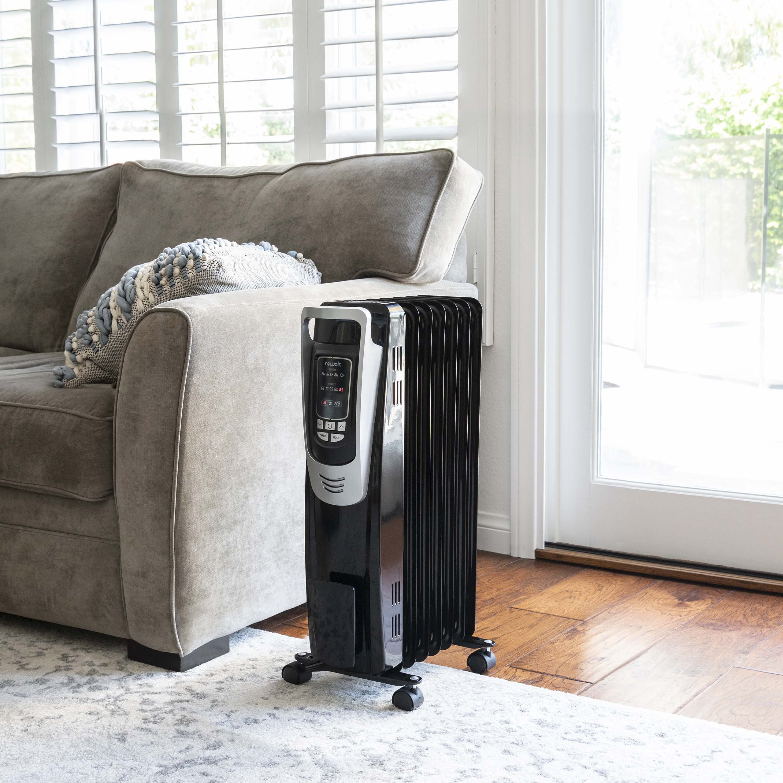 Newair Portable Oil Filled Radiator Space Heater, 150 ft² with Silent