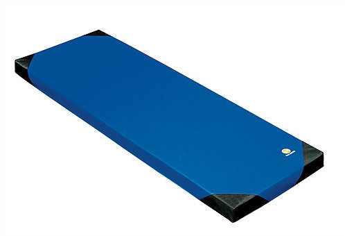 blue tumbling mats