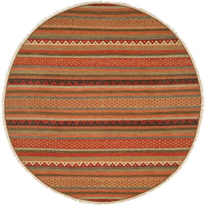 Wool Brown/Red Area Rug Wildon Home® Rug Size: Rectangle 9' x 12'