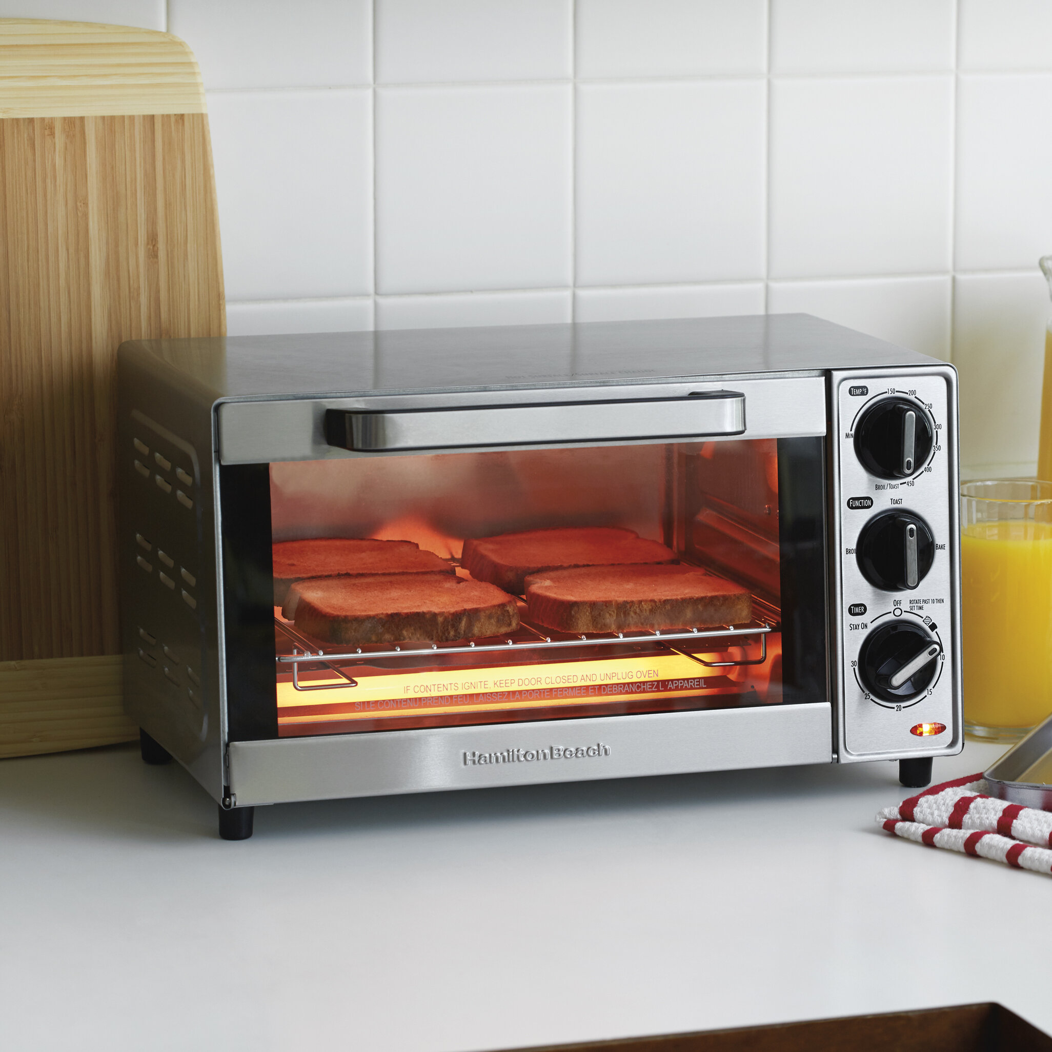 Hamilton Beach 4 Slice Toaster Oven Reviews Wayfair