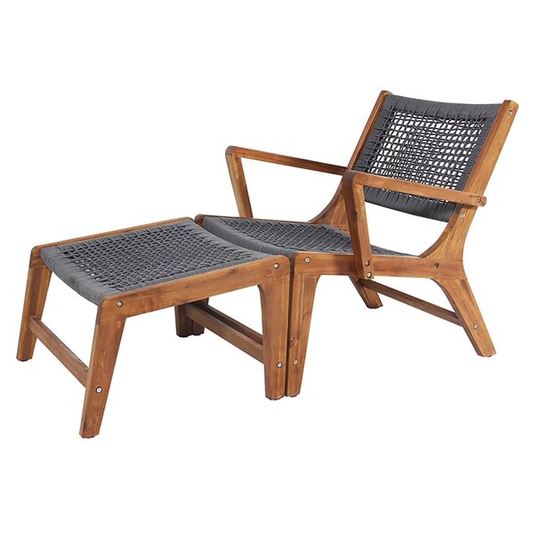 Outdoor Chair With Footrest | Wayfair