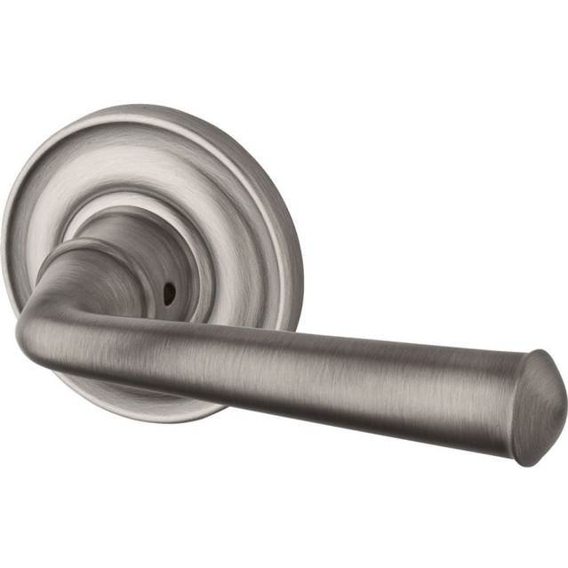 Baldwin Federal Single Dummy Door Lever With Traditional Round Rose Reviews Wayfair
