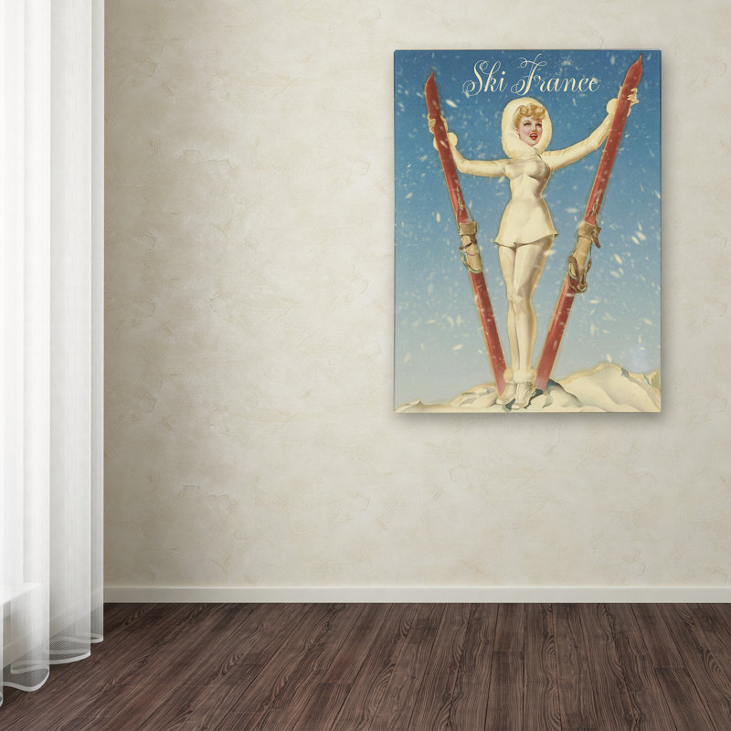 Trademark Art 'Ski France Glam' Vintage Advertisement on ... Wayfair llc is responsible for this page.