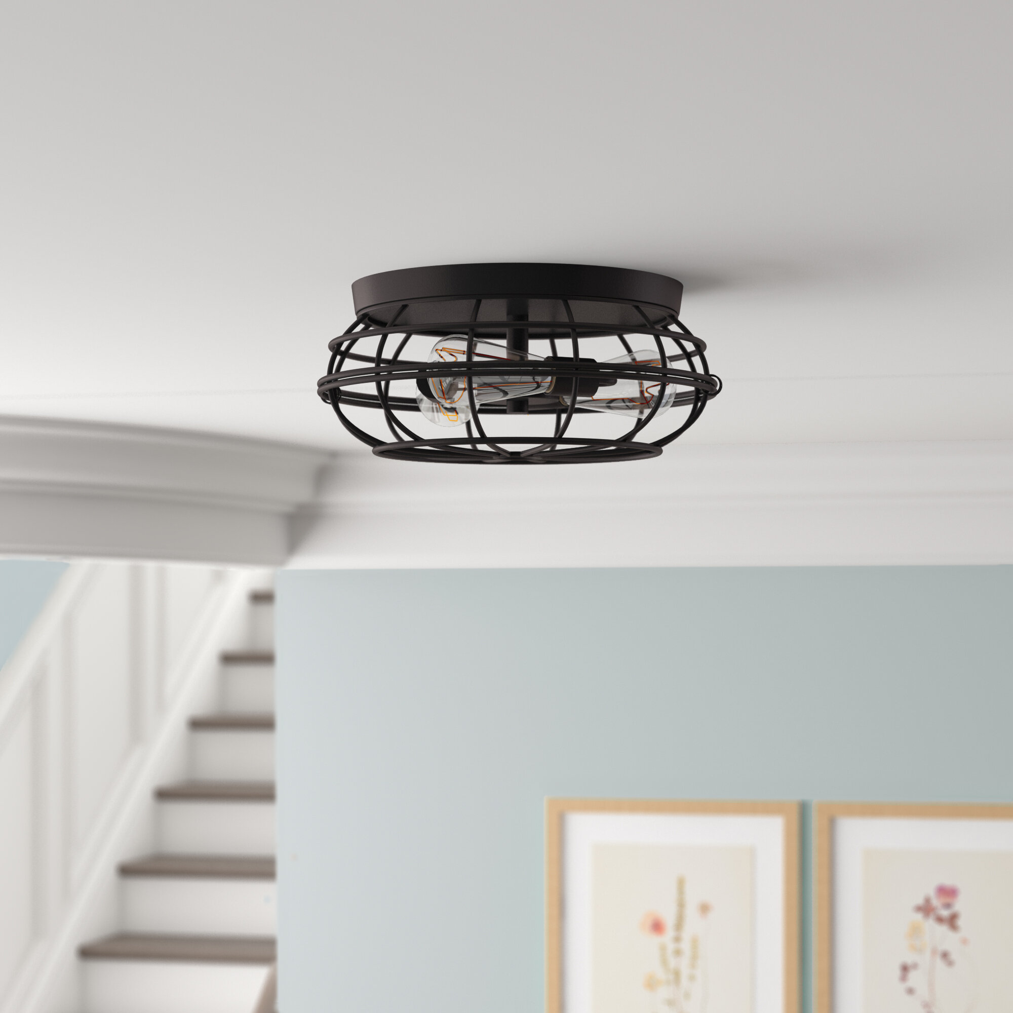 Cheke 3 Light 15 Flush Mount