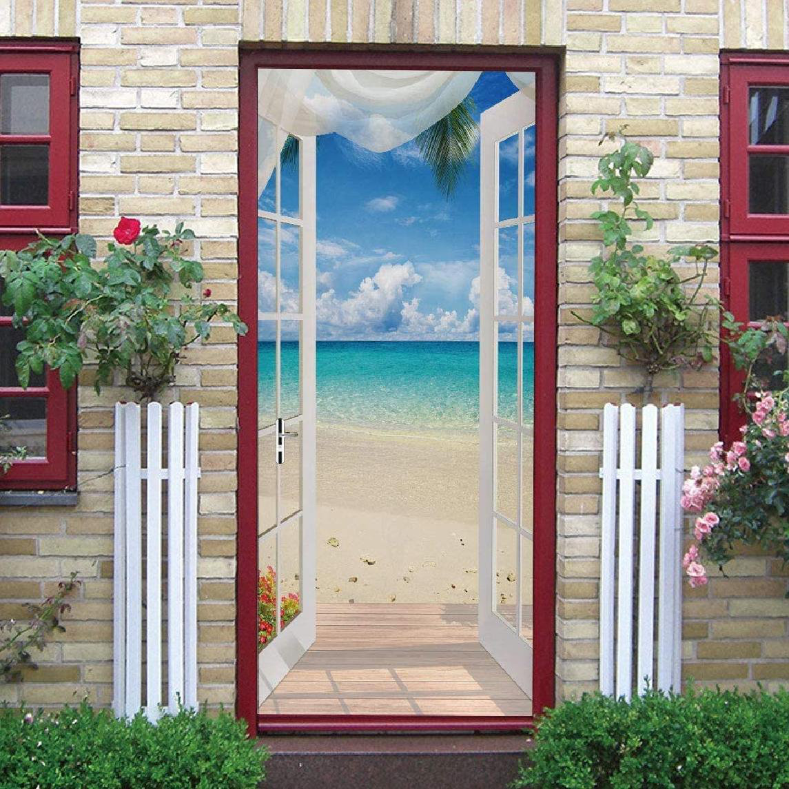 Rosecliff Heights 3D Door Decal | Wayfair