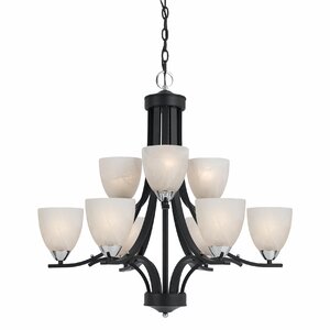 Finn 9-Light Shaded Chandelier