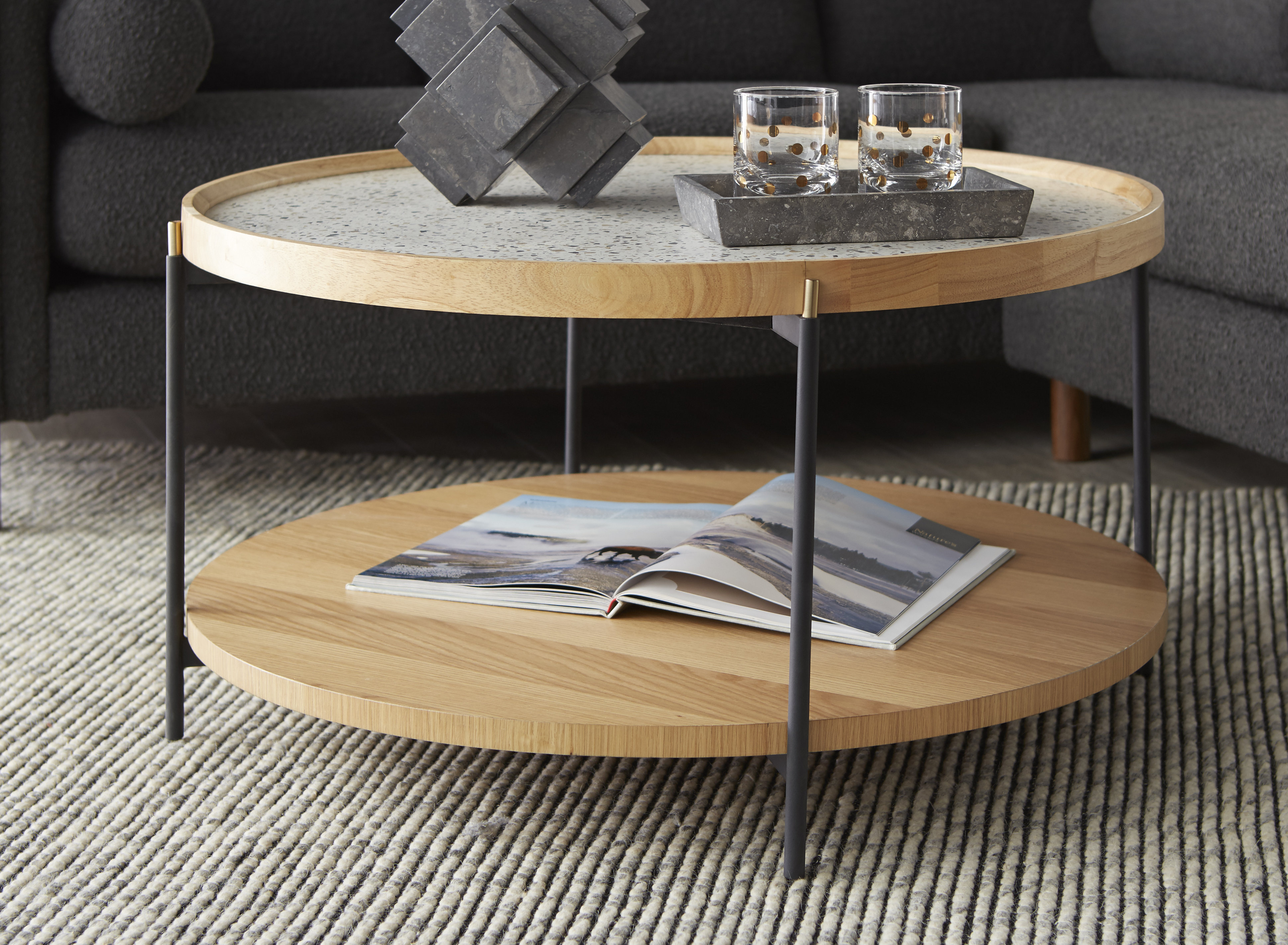 Bobby Berk Home Coffee Table With Storage Wayfair