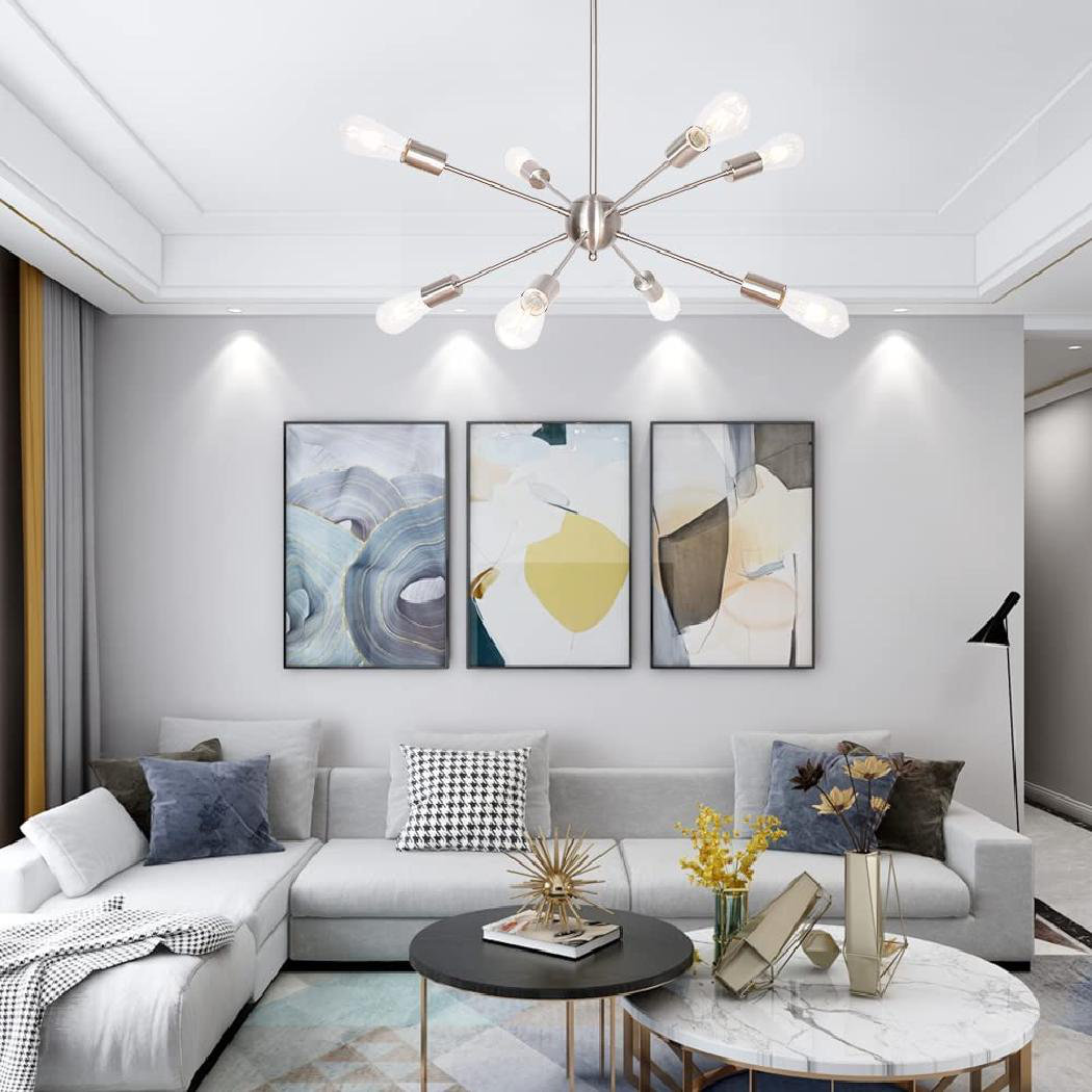 Light Brushed Nickel Pendant Lighting 
