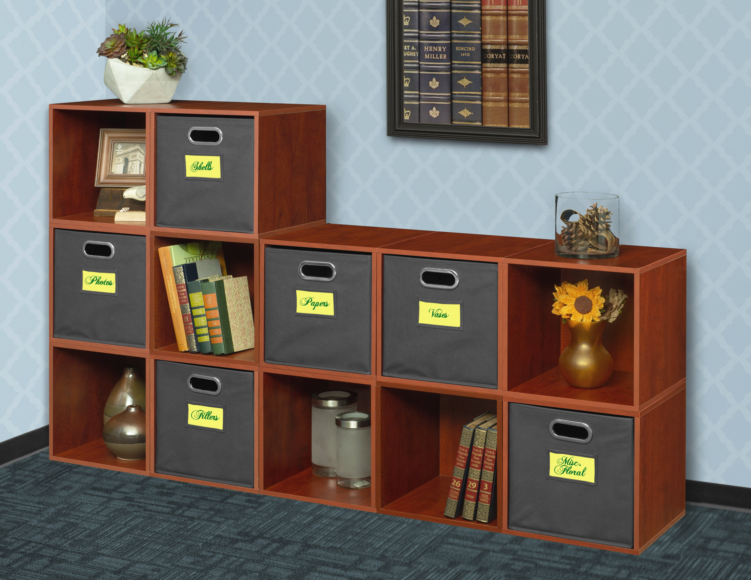 Rebrilliant Chastain Storage Cube Unit Bookcase Reviews Wayfair
