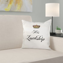 his and her throw pillows
