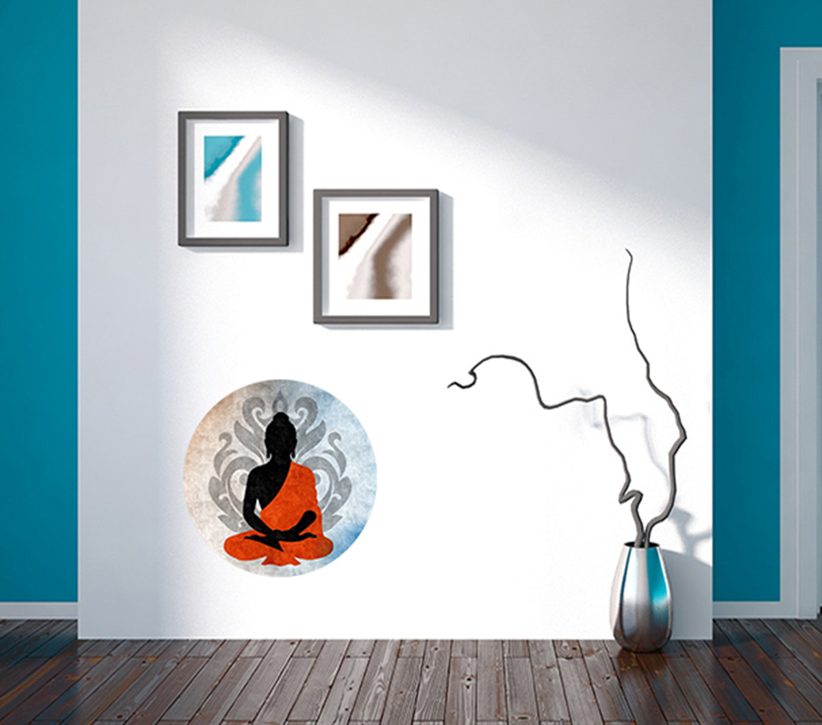 Dakota Fields Yoga Studio Sticker, Yoga Studio Wall Decor, Yoga Studio