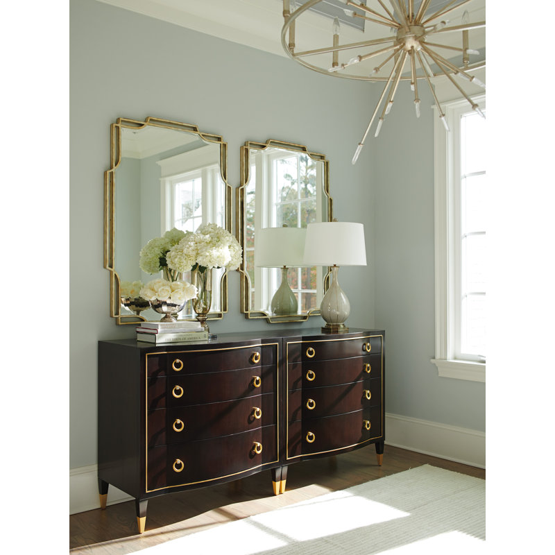 Lexington Carlyle 4 Drawer Dresser With Mirror Wayfair
