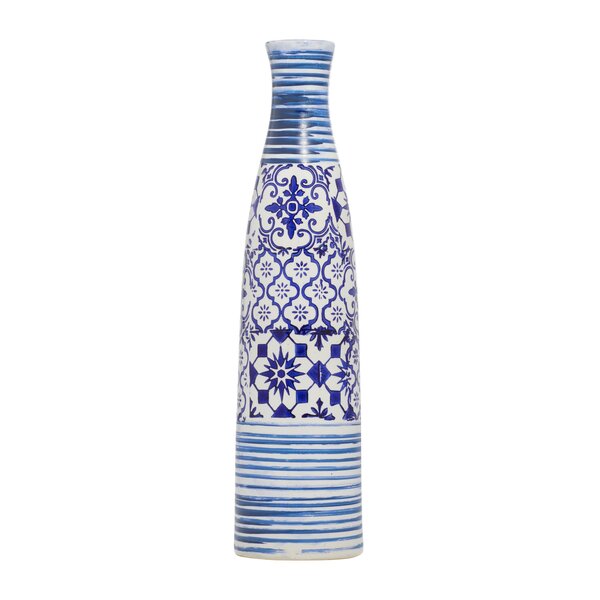 Blue Spanish Style Ceramic Wine Cooler