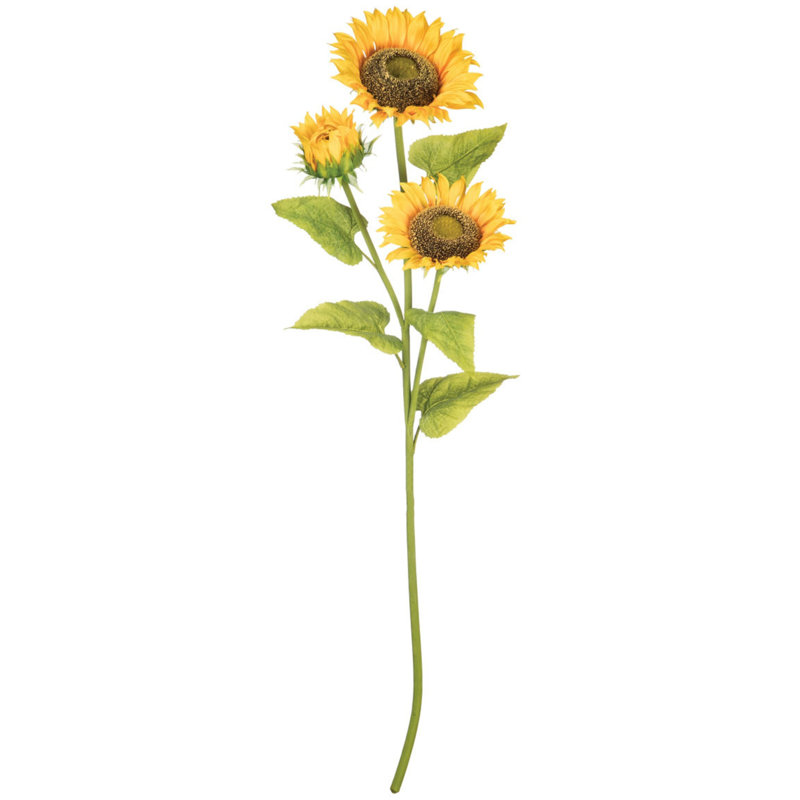August Grove Trio Sunflowers Stem Wayfair August Grove Trio Sunflowers Stem Wayfair