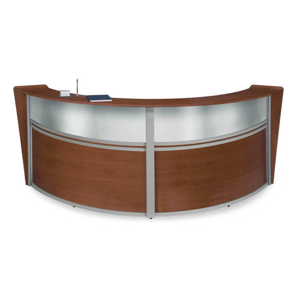 Curved Receptionist Desk Wayfair