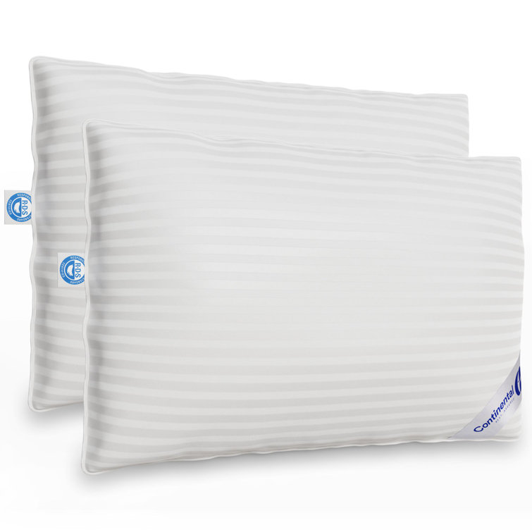 continental goose down pillows