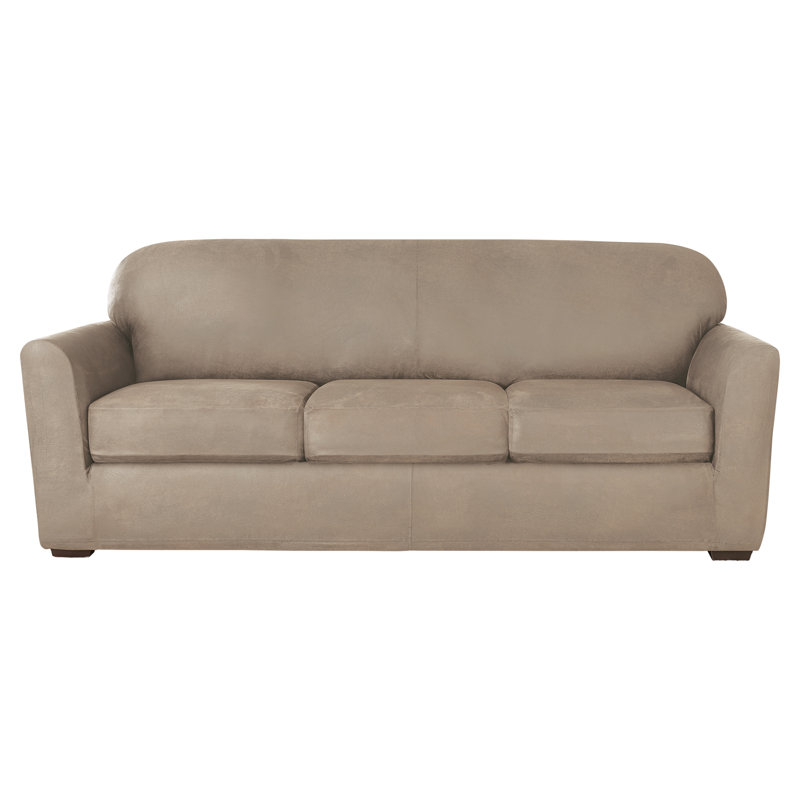 Sure Fit Ultimate Heavyweight Stretch Leather 4 Piece Box Cushion
