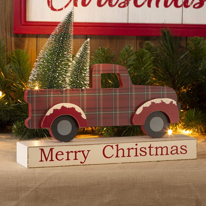 The Holiday Aisle® Christmas Truck Table Decor & Reviews | Wayfair