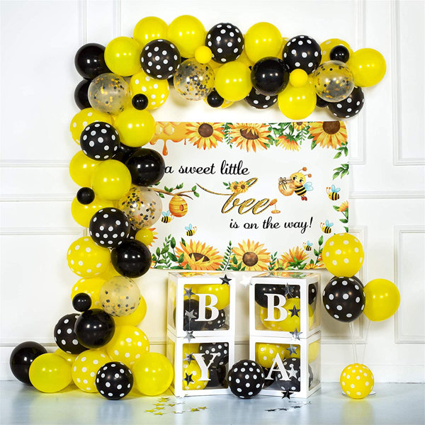 Bumble Bee Decor Party Inspo Mommy to Bee Baby Shower Decorations Supplies Kit 