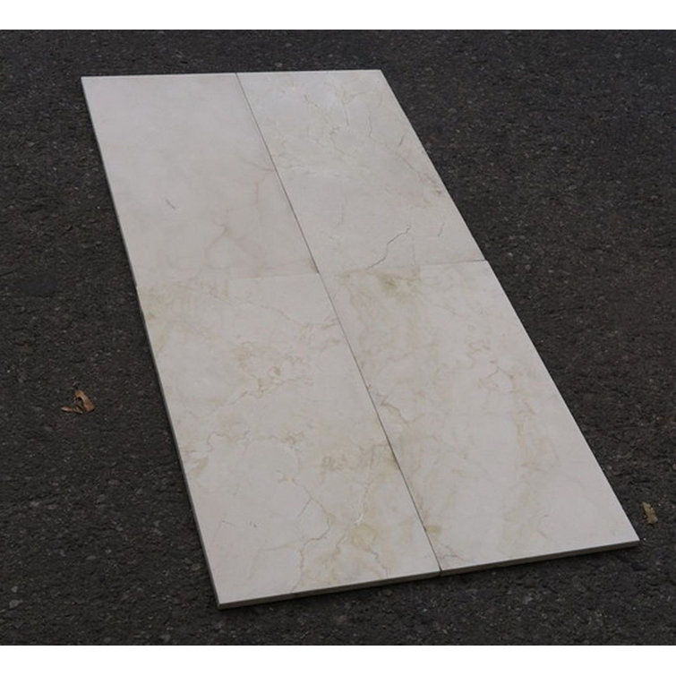 Stone Tile Shoppe Inc Crema Marfil Standard Honed 9x18 Marble Field Tile Wayfair