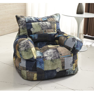 Print Bean Bag Chair by Ebern Designs New