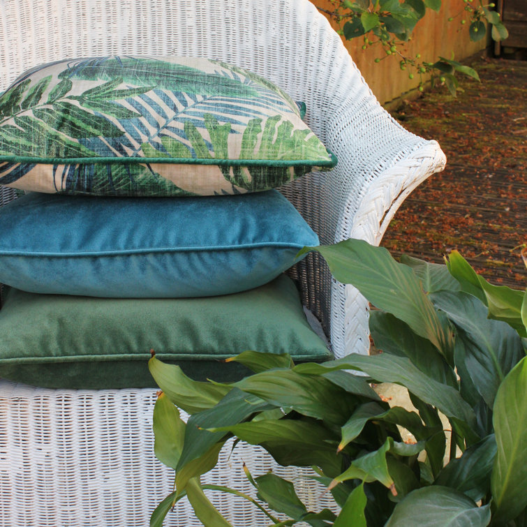 palm leaf cushion covers