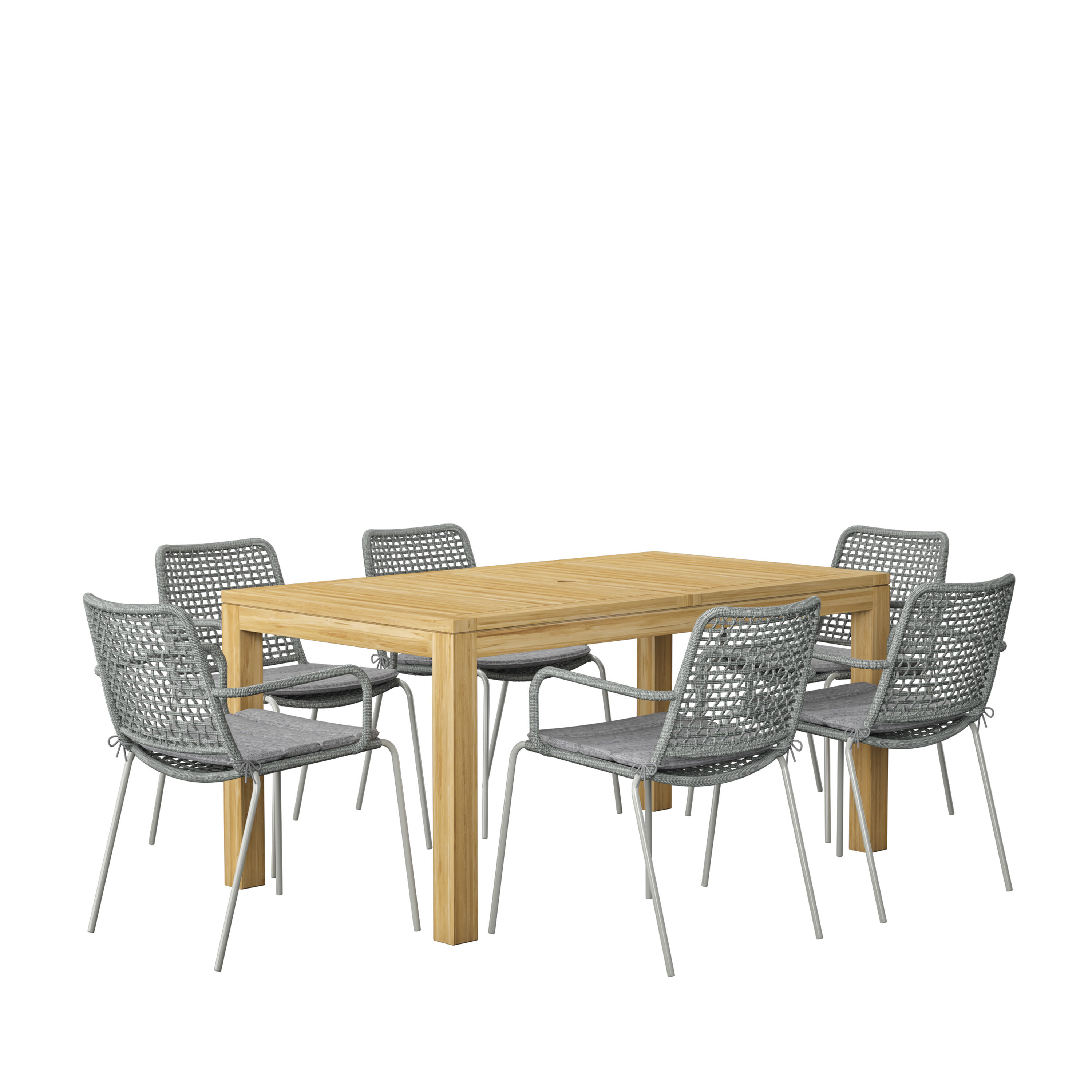 nessa 6 piece dining set with cushion