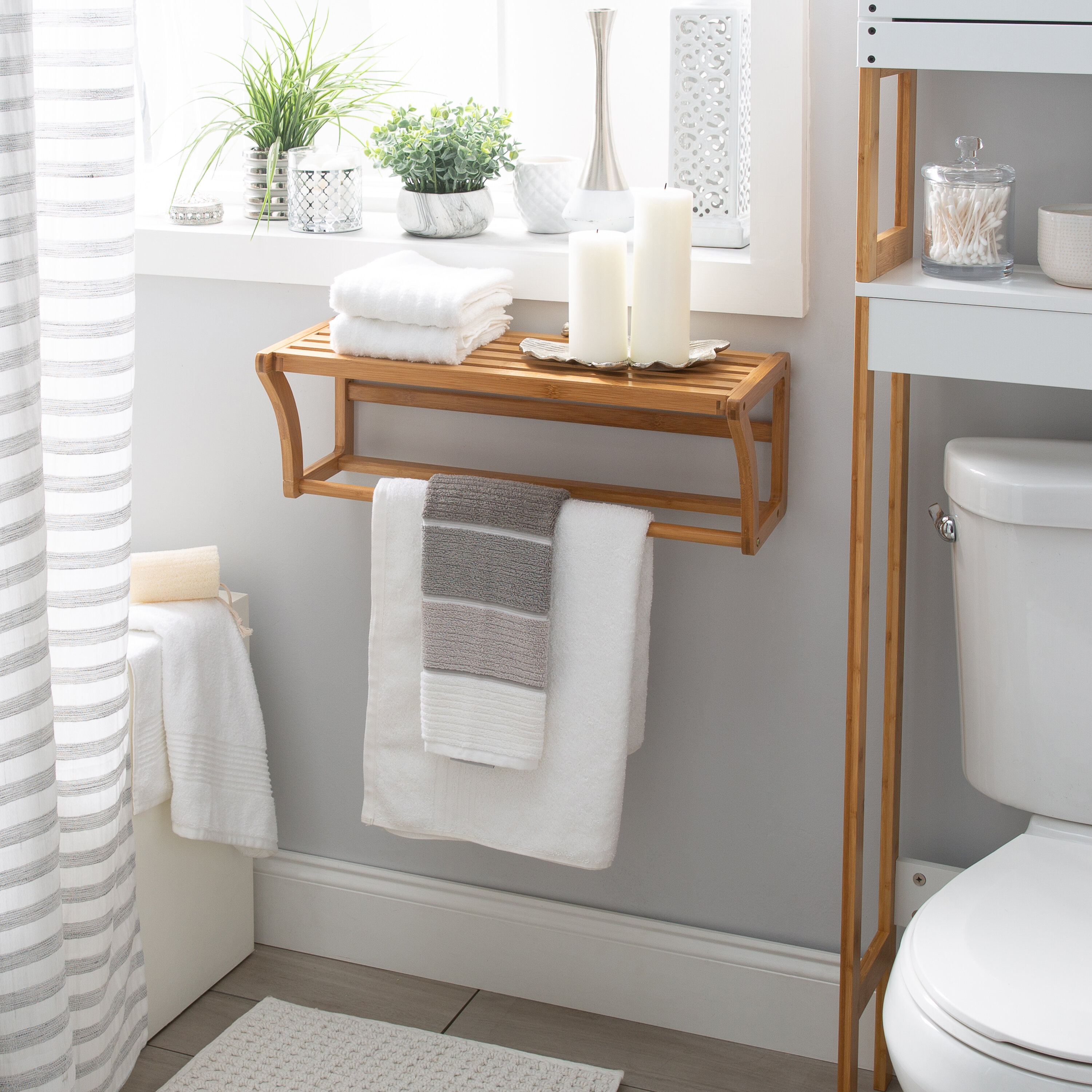 PINE FINISH BATHROOM FITTINGS Wooden Bathroom/ KITCHEN TOWEL RACK CLEARANCE 