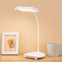 3 Cordless USB Rechargeable Led Desk Table Reading Lamp 2000mah Battery Powered 