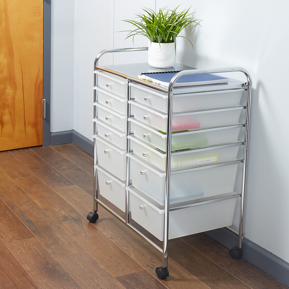 Rebrilliant 12 Drawer Rolling Storage Chest Wayfair