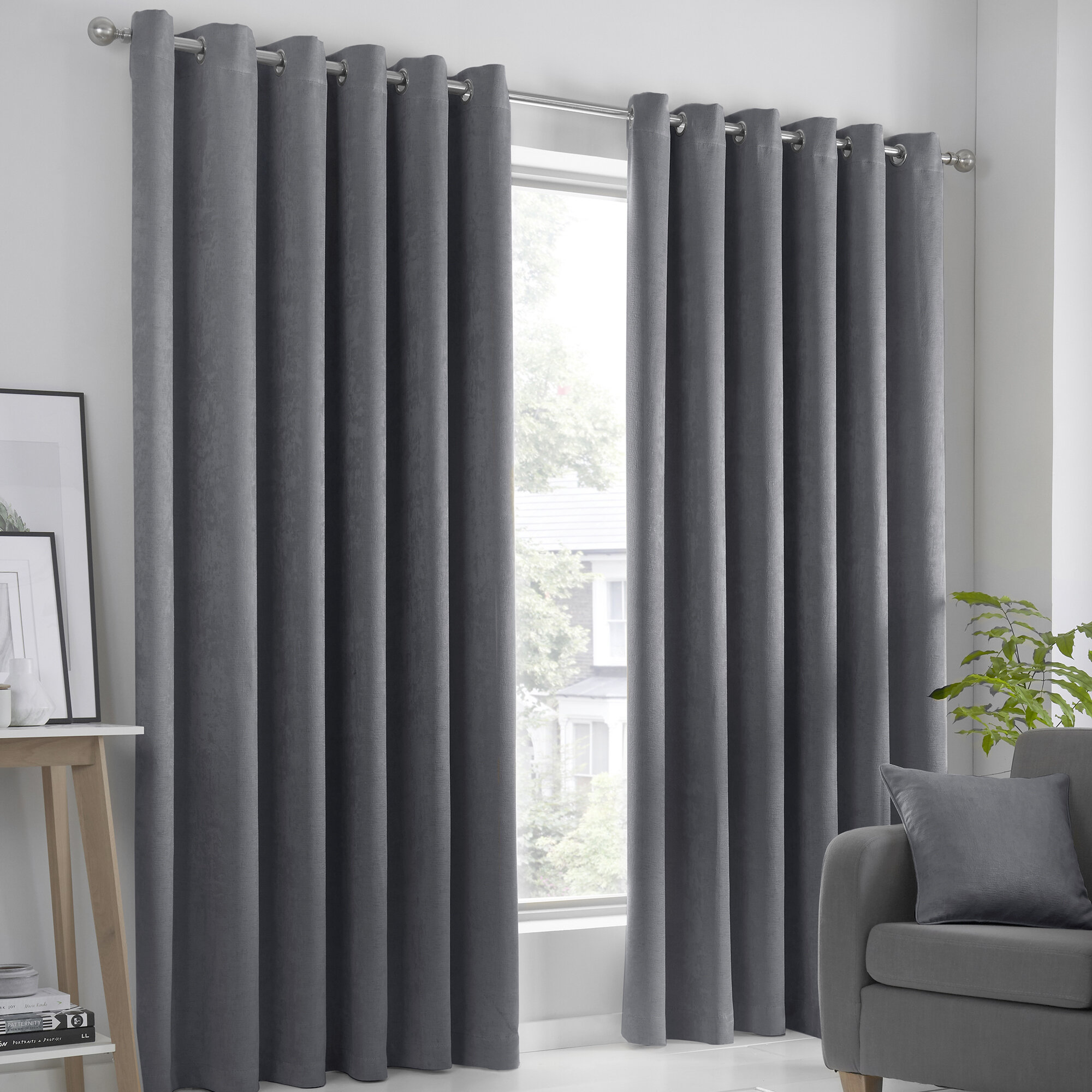 Featured image of post Dark Grey Eyelet Curtains