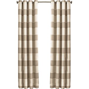 Gaultier Striped Max Blackout Grommet Single Curtain Panel