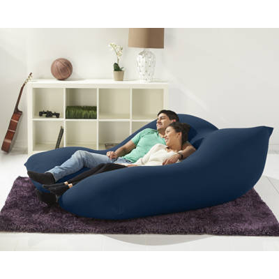 Yogibo Indoor Bean Bag Sofa Reviews Wayfair Double Bean Bag Sofa