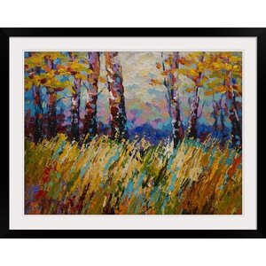 Abstract Autumn by Marion Rose Framed Painting Print