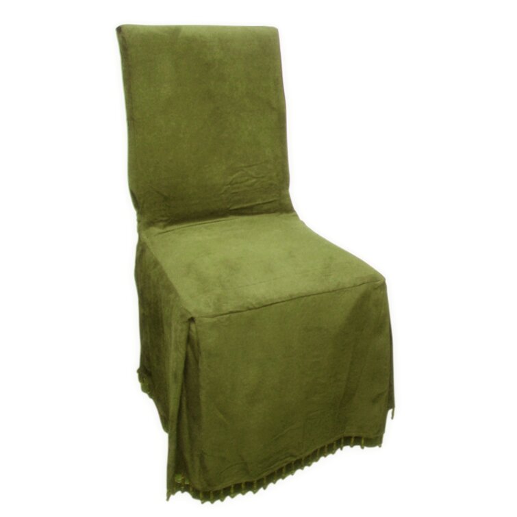 faux suede dining chair covers