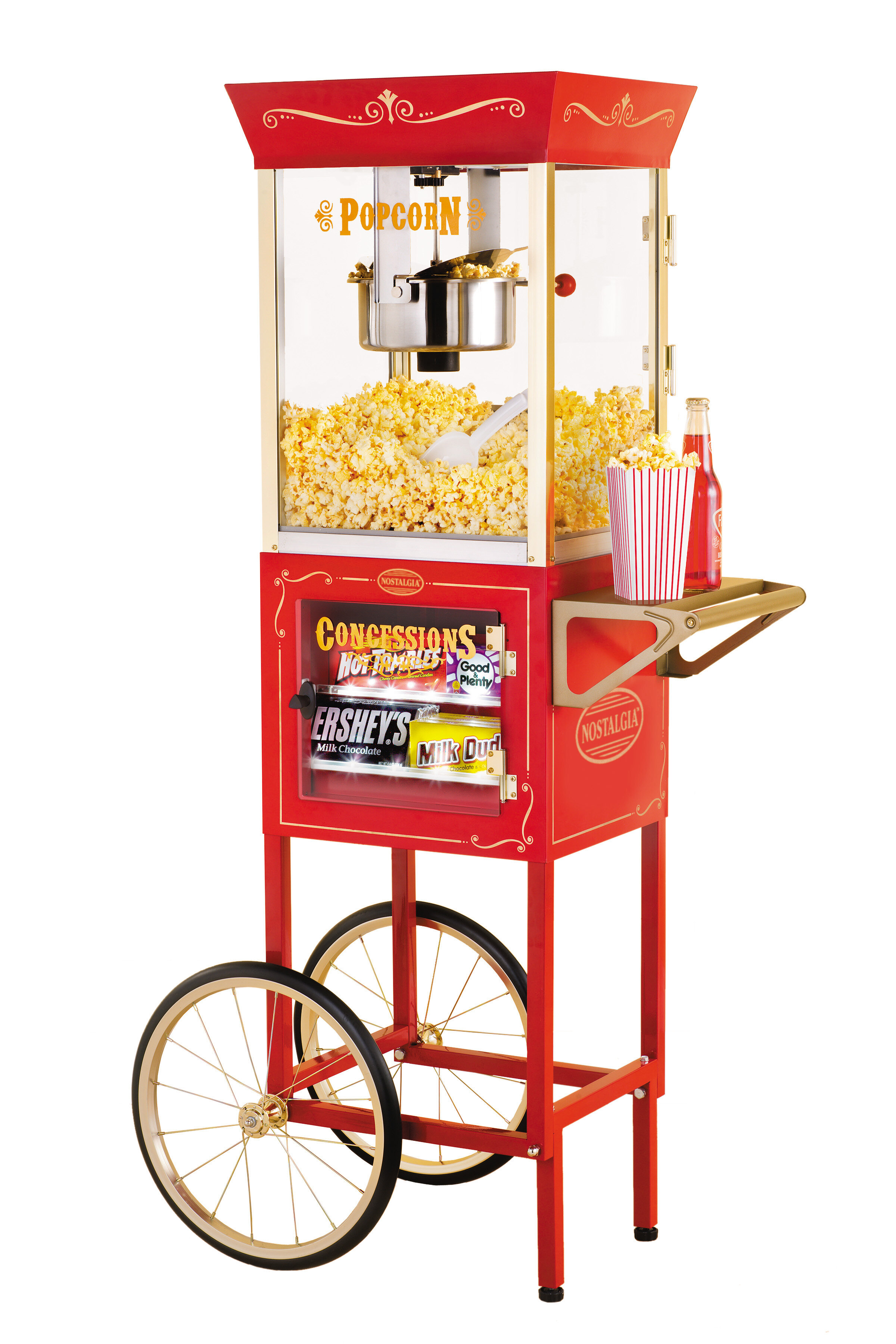 Nostalgia Electrics 53 Popcorn Maker Machine Circus Cart Retro Popper 4 Oz for sale online 