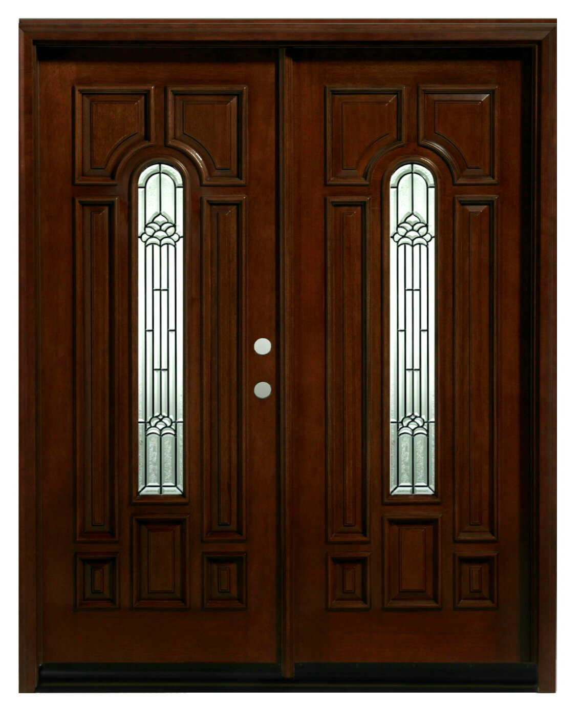 Mahogany Prehung Front Entry Doors