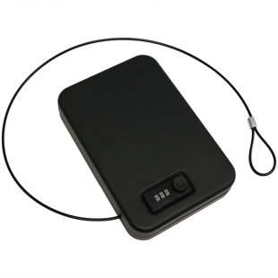 Avocet Steel Combination Cable Safe Box with Dial / Combination Lock
