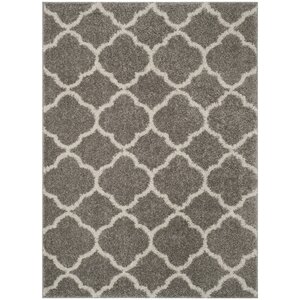 Helsel Gray Area Rug