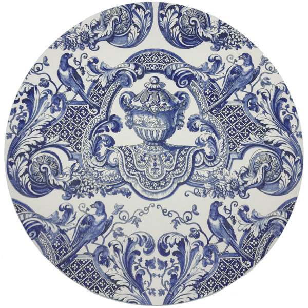 Nicolette Mayer Royal Delft William And Mary Pebble 16 Vinyl Placemat Wayfair