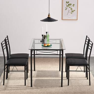 ivy bronx badillo 5 piece dining set