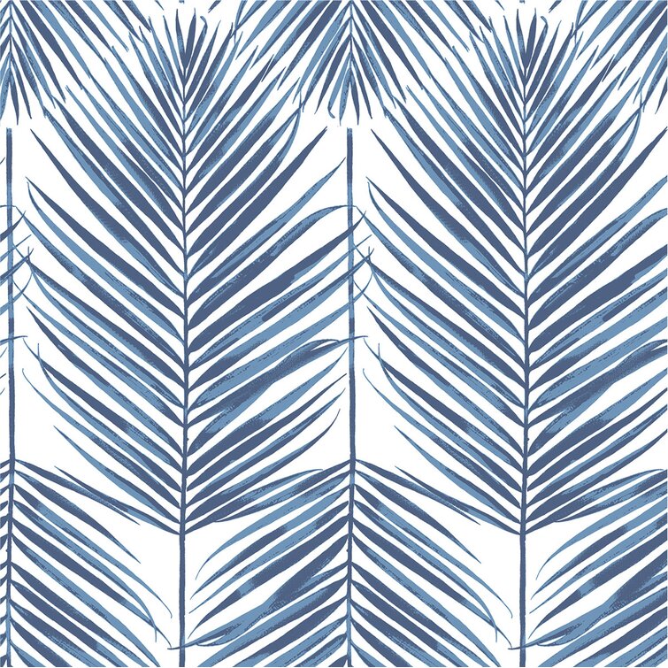 Lipman Paradise Palm 18' L x 20.5" W Peel and Stick Wallpaper Roll