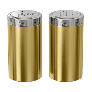 rose gold salt and pepper shakers