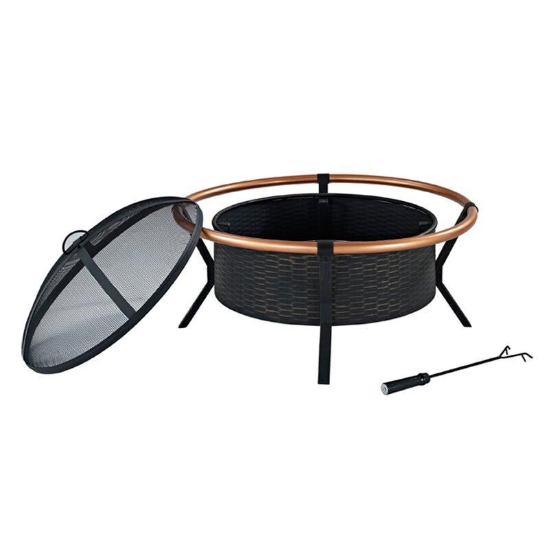 Yuma Ring Steel Wood Burning Fire Pit Reviews Joss Main