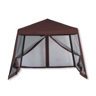 Go to store & view more images Luxury 10 Ft. W x 10 Ft. D Metal Pop-Up Gazebo by Backyard Expressions