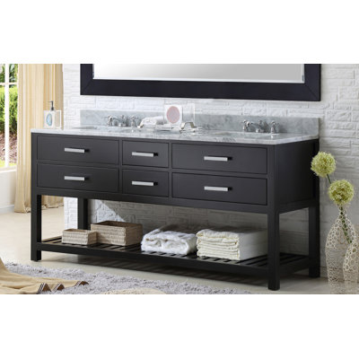 Custom Bathroom Vanities Nj darby home co fran 60" double sink bathroom vanity set & reviews Custom Bathroom Vanities Nj darby home co fran 60" double sink bathroom vanity set & reviews