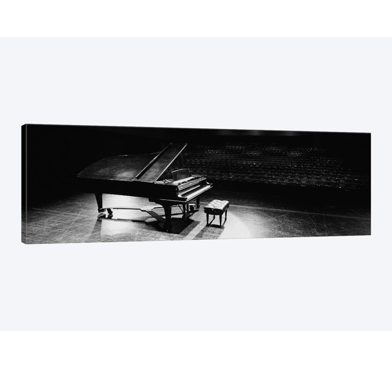 East Urban Home Grand Piano On A Concert Hall Stage University
