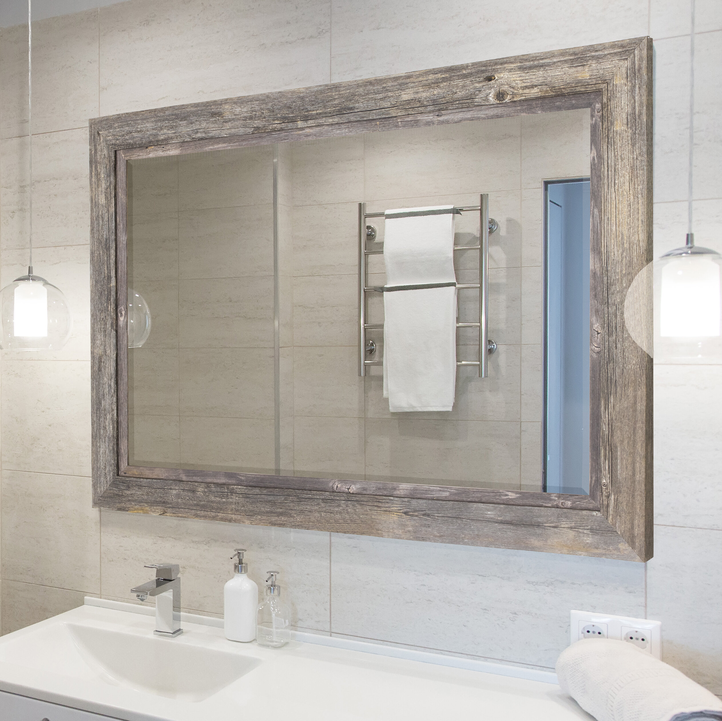 coastal bathroom mirror & reviews | birch lane